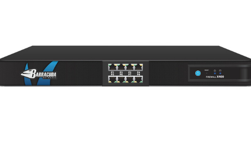 Barracuda Networks Firewall X400 1U 2500Mbit/s Firewall (Hardware)