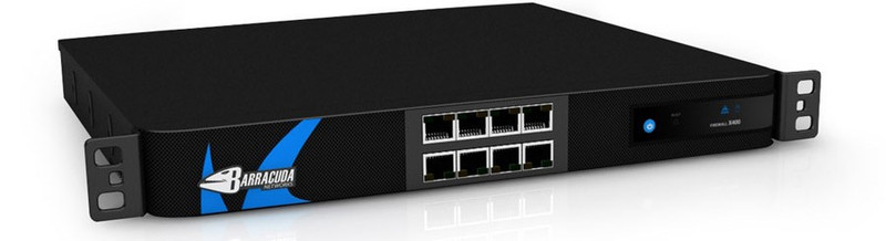 Barracuda Networks X400 1U 2500Мбит/с аппаратный брандмауэр