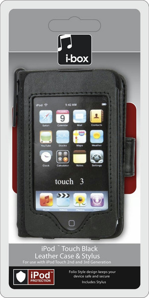 iBox 76987HS/02 Sleeve case Black MP3/MP4 player case