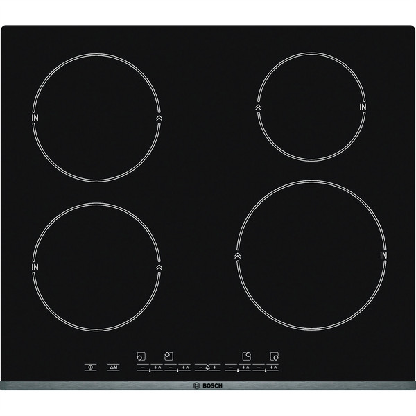 Bosch Electric Cooktop Eingebaut Induktionskochfeld Schwarz