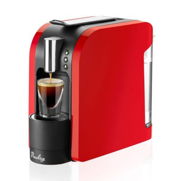 Paulig Cupsolo freestanding Manual Pod coffee machine 1L Red