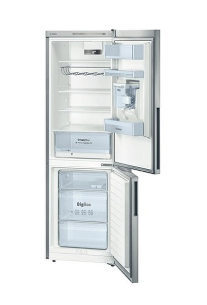 Bosch KGW36VL30S freestanding 215L 94L A++ Stainless steel fridge-freezer