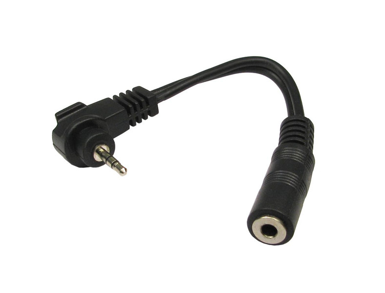 Cables Direct 3-2M-3FAD 0.065m 2.5mm 3.5mm Black