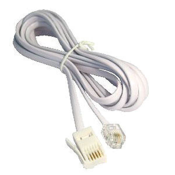 Cables Direct 88BT-202 2m Weiß Telefonkabel