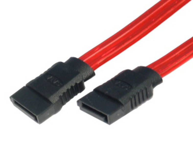 Cables Direct 88RB-404 0.45m SATA SATA Rot SATA-Kabel
