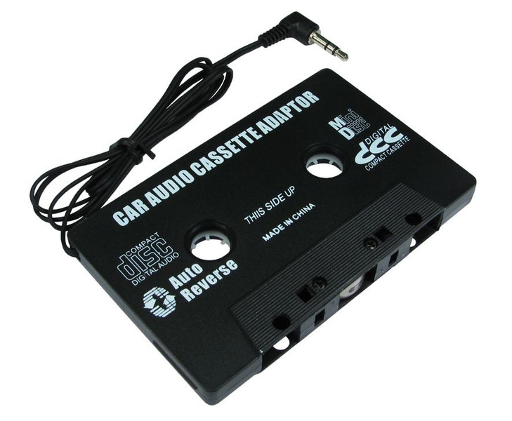 Cables Direct CASSBK 3.5mm Kassette Schwarz Kabelschnittstellen-/adapter