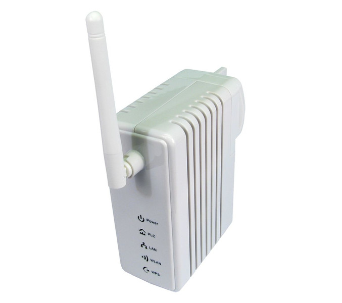 Cables Direct NL-HPW200 200Mbit/s Wi-Fi White PowerLine network adapter