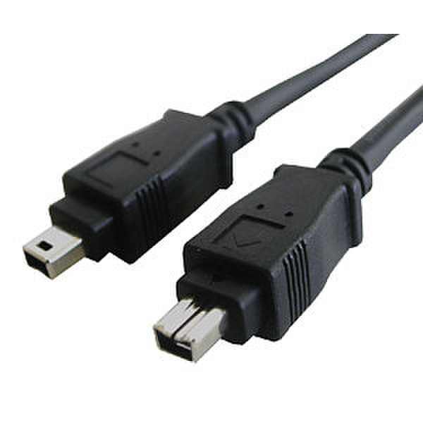 Cables Direct NLUSB-155 5m 4-p 4-p Black firewire cable