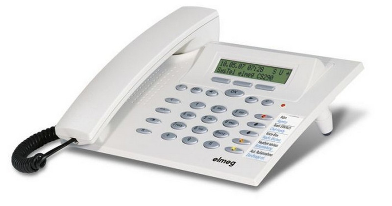 Teldat CS290-U Analog/DECT Идентификация абонента (Caller ID) Белый