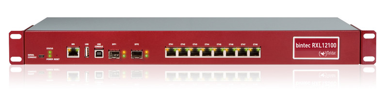 Teldat bintec RXL12100 Gigabit Ethernet Grau, Rot