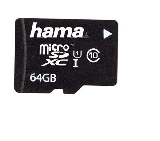 Hama microSDXC 64GB 0.0625ГБ MicroSDXC Class 10 карта памяти