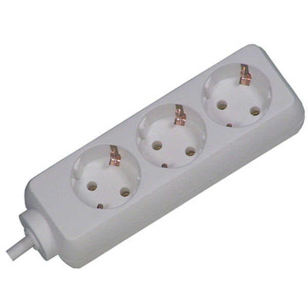 Secomp 19.07.1114 3AC outlet(s) 250V 3m White surge protector