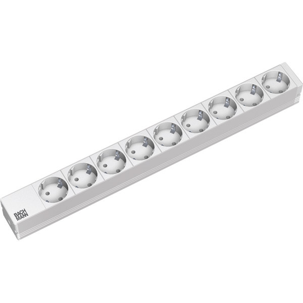 Secomp 19.07.1183 Indoor 9AC outlet(s) White power extension
