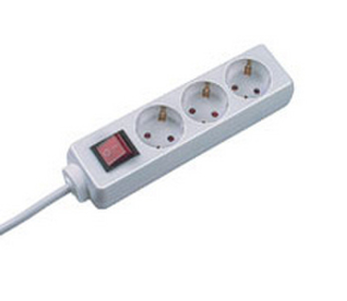 Secomp 19071661 3AC outlet(s) 250V 1.4m White surge protector