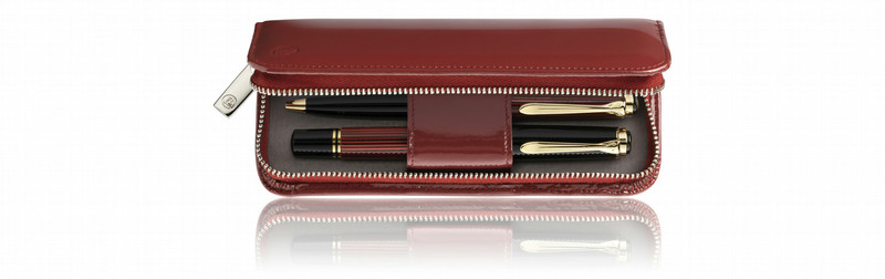 Pelikan 973297 Weiches Federmäppchen Leder Rot Etui