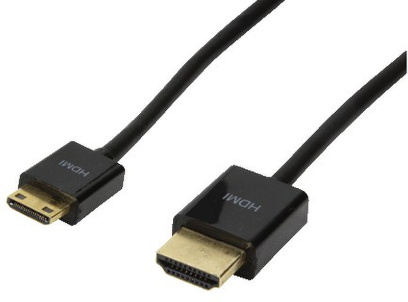 LogiLink HDMI - Mini HDMI 1.5m 1.5м HDMI Mini-HDMI Черный