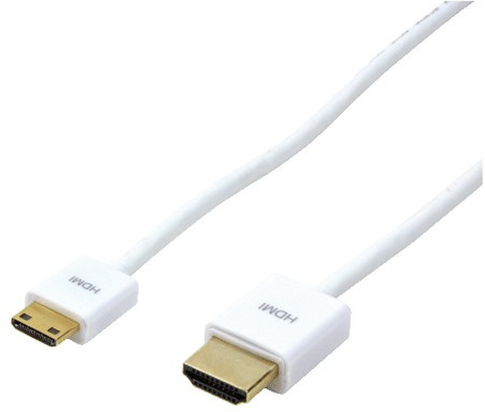 LogiLink Style HDMI - HDMI Mini 1.5m 1.5м HDMI Mini-HDMI Белый