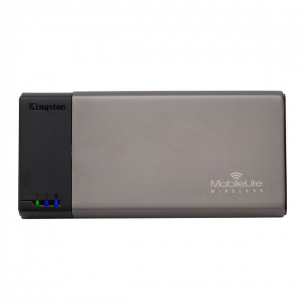 Kingston Technology MobileLite Wireless Wi-Fi Black,Grey card reader