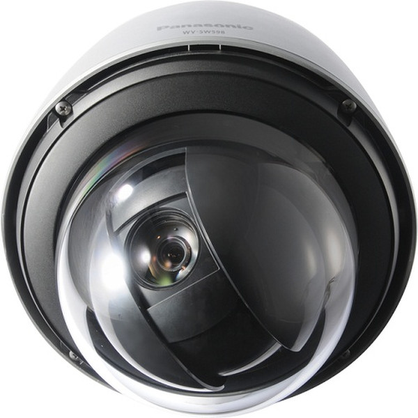Panasonic WV-SW598 IP security camera Innen & Außen Kuppel Schwarz, Silber Sicherheitskamera