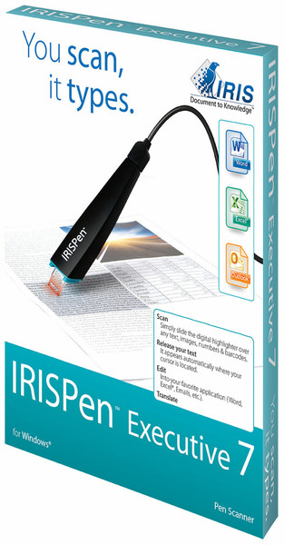 I.R.I.S. IRISPen Executive 7 Pen scanner Черный