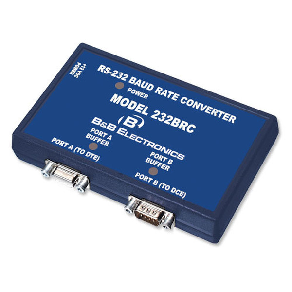 B&B Electronics 232BRC RS-232 RS-232 Синий серийный преобразователь/ретранслятор/изолятор