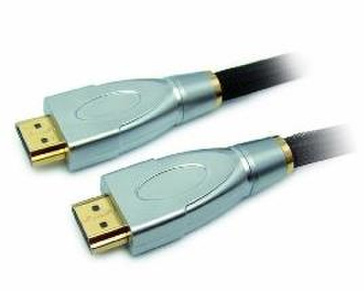 Omenex 491523 1.8м HDMI HDMI Черный, Золотой, Cеребряный HDMI кабель