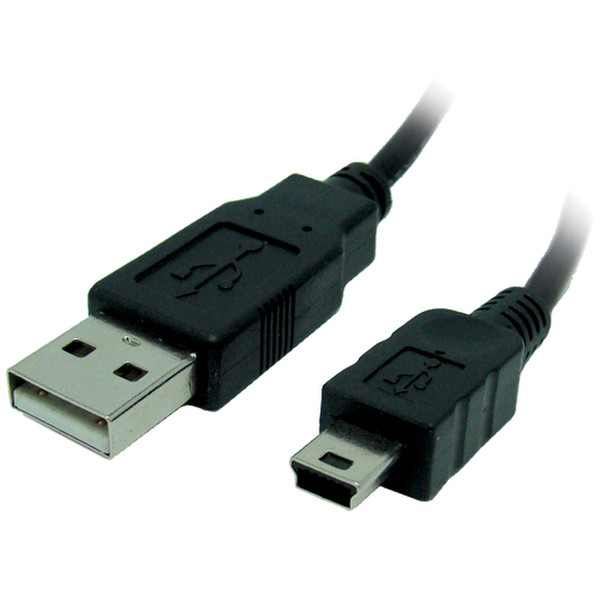Omenex 493030 USB A Mini-USB A Черный кабель USB