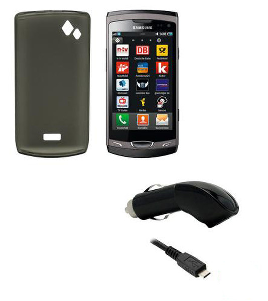 Omenex 639128 Auto Black mobile device charger