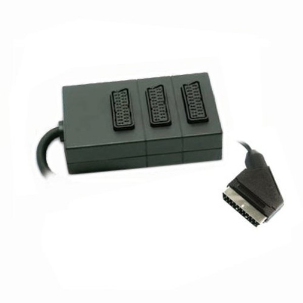 Omenex 686540 SCART SCART Черный кабельный разъем/переходник