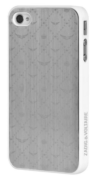 Zadig & Voltaire ZV239451 Iphone 4/4S Metall Skull Silver Custodie Cover case Silber