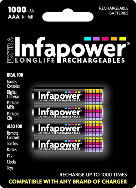 Infapower AAA 1000mAh