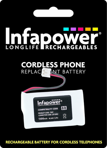 Infapower AA Soft Pack 1300mAh Nickel Metall-Hydrid 1300mAh 2.4V Wiederaufladbare Batterie
