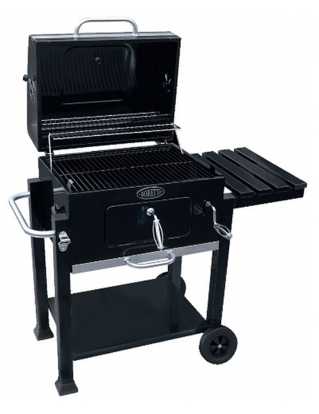 Boretti Carbone Barbecue Cart Charcoal Black