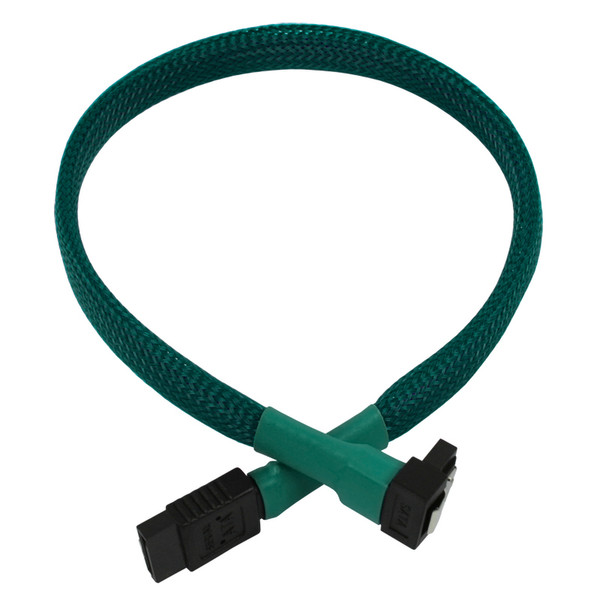 Nanoxia 900500031 0.45m SATA III SATA III Black,Green SATA cable