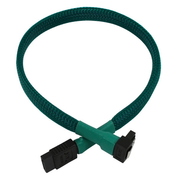 Nanoxia 900500032 0.6m SATA III SATA III Black,Green SATA cable