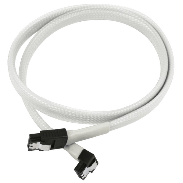 Nanoxia 900400030 0.3m SATA III SATA III Black,White SATA cable