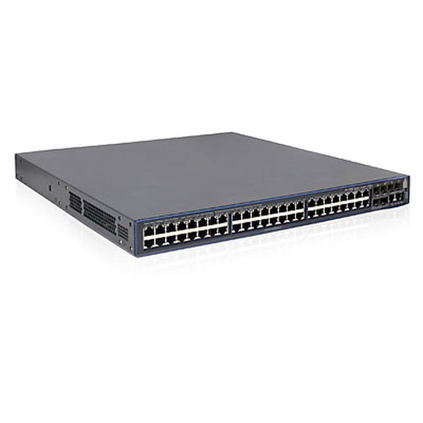 Hewlett Packard Enterprise 5500-48G-PoE+-4SFP HI Управляемый L3 Gigabit Ethernet (10/100/1000) Power over Ethernet (PoE) Черный