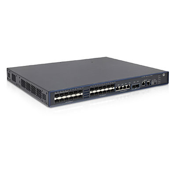 Hewlett Packard Enterprise 5500-24G-SFP HI Управляемый L3 Gigabit Ethernet (10/100/1000) Черный