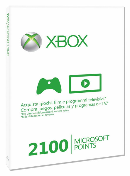 Db-Line Xbox 360 Live 2100 point Card
