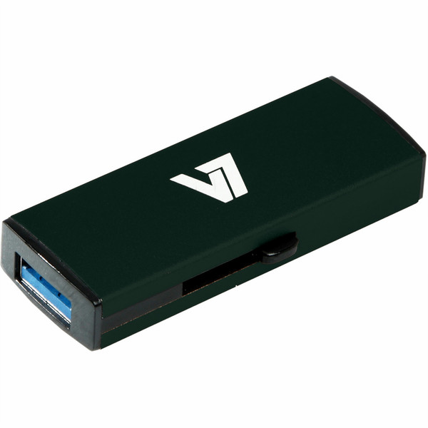 V7 Slide-In USB 3.0 Flash Drive 8GB schwarz USB-Stick