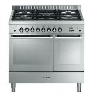 Pelgrim NF950BRVSA Freestanding Gas hob Stainless steel cooker