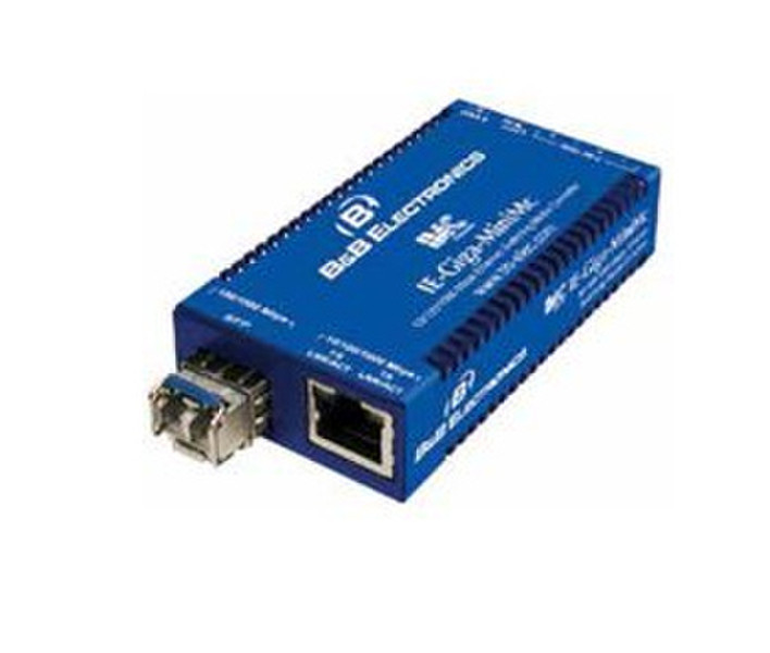 B&B Electronics 856-18929 1000Mbit/s Single-mode Blue network media converter