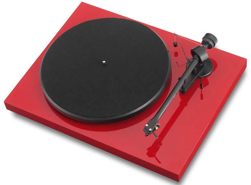 Pro-Ject Debut Carbon Phono USB Belt-drive audio turntable Rot