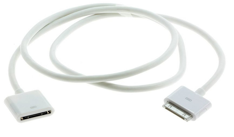 KitSound DOCKEX Apple 30-p Apple 30p Weiß Handykabel