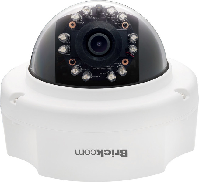 Brickcom FD-301AF IP security camera Для помещений Dome Белый камера видеонаблюдения