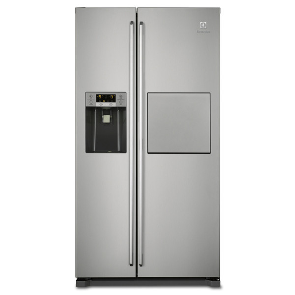 Electrolux EAL6142BOX freestanding 527L A+ Stainless steel side-by-side refrigerator