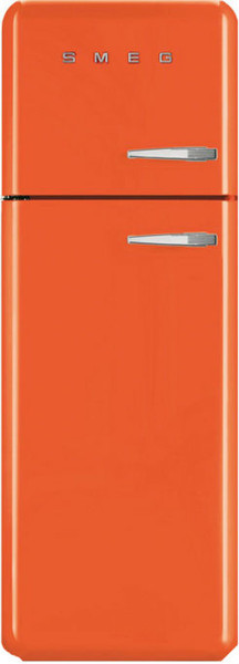 Smeg FAB30LO1 freestanding 229L 64L A++ Orange fridge-freezer