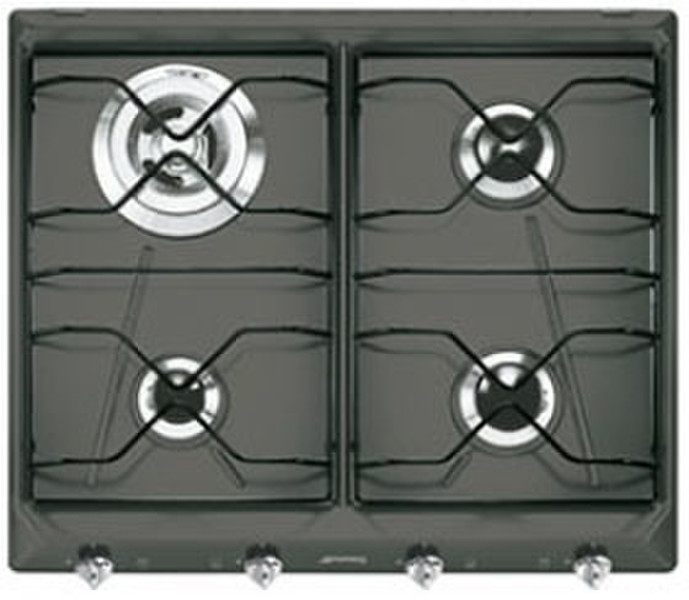 Smeg SRV564TT built-in Gas Titanium hob