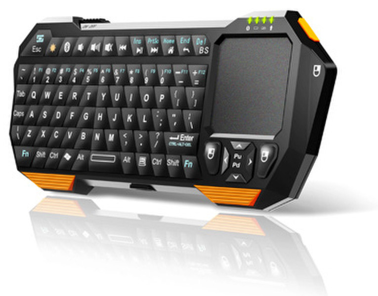 TenGO RT3019BT Bluetooth QWERTY Черный клавиатура для мобильного устройства