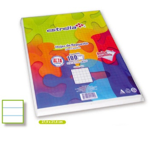 Estrella 557 100Blätter Mehrfarben Notizbuch